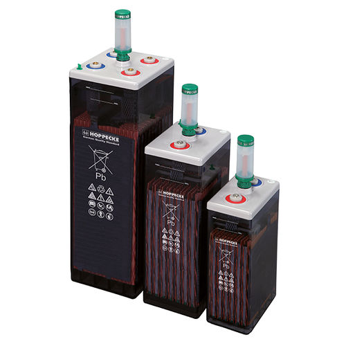 Lead-acid battery - power V H - HOPPECKE - thin / for UPS / liquid electrolyte