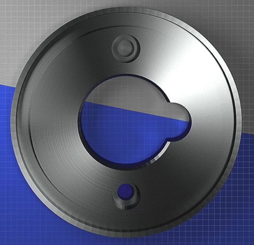 Circular knife blade for the food industry - MONGIN