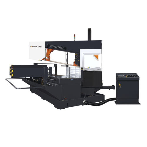 Double-miter saw - CNC-800DM - COSEN - band / horizontal / for steel