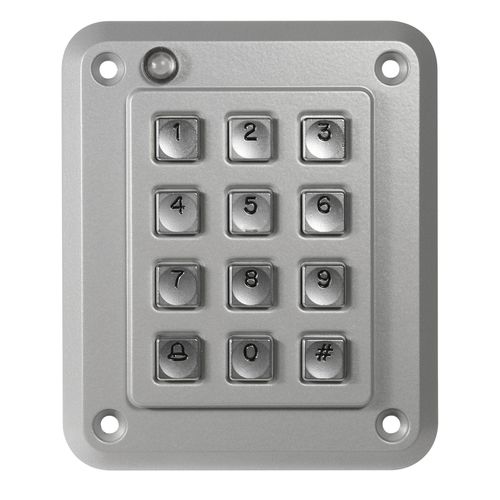 12-key keypad - DE1KT10 - Storm Interface - panel-mount / metal / for access control