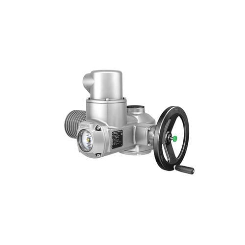 Electric valve actuator - SAR series - AUMA - multi-turn / worm gear / single-phase