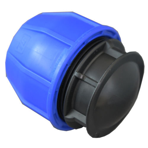 Non-threaded end cap - EC - NORMA GROUP - round / polypropylene
