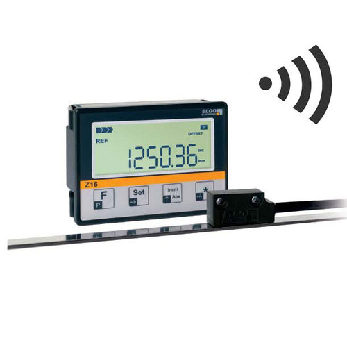Position indicator - IZE16-600 - ELGO Electronic - LCD / integrated / battery-powered