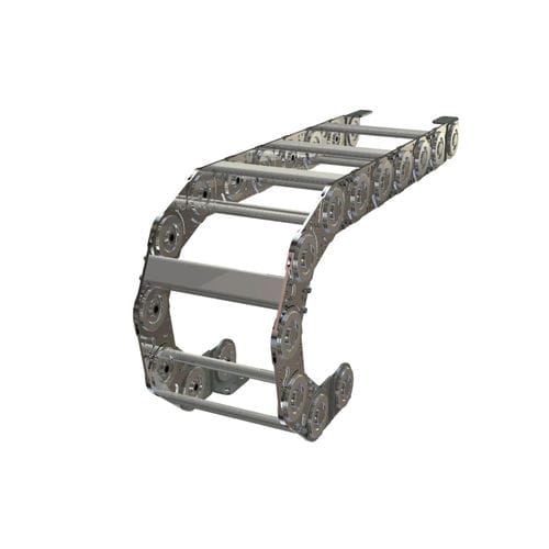 Open drag chain SLE Series EKD GELENKROHR steel / stainless steel
