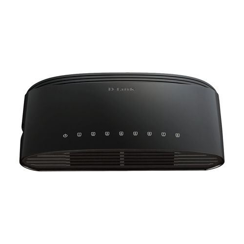 Unmanaged ethernet switch - DES-1008D - D-Link® - 8 ports / desktop / fast