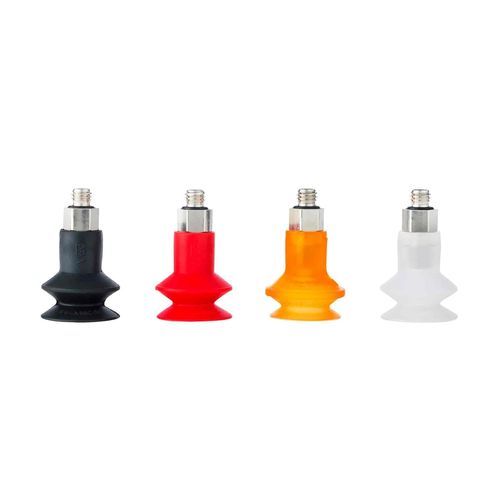 Bellows suction cup - VB15 series - VMECA - nitrile / silicone / polyurethane