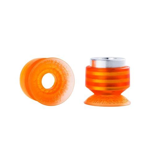 Flat suction cup - VDF25 series - VMECA - polyurethane / glass / deep