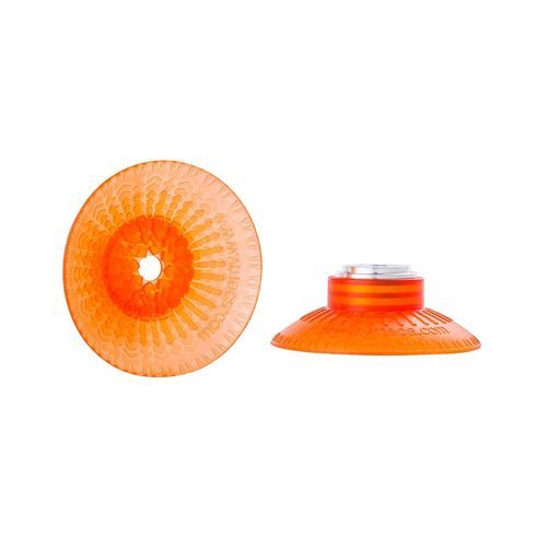 Flat suction cup - VDF80 series - VMECA - polyurethane / glass