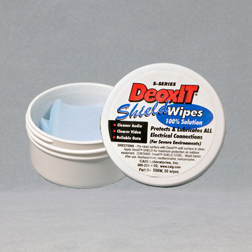 Cleaning wipe - DeoxIT® Shield, #S50W - CAIG