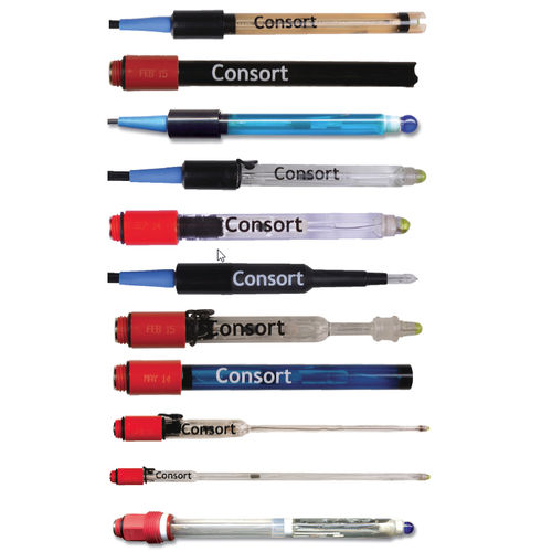 PH electrochemical electrode - CONSORT - glass / epoxy