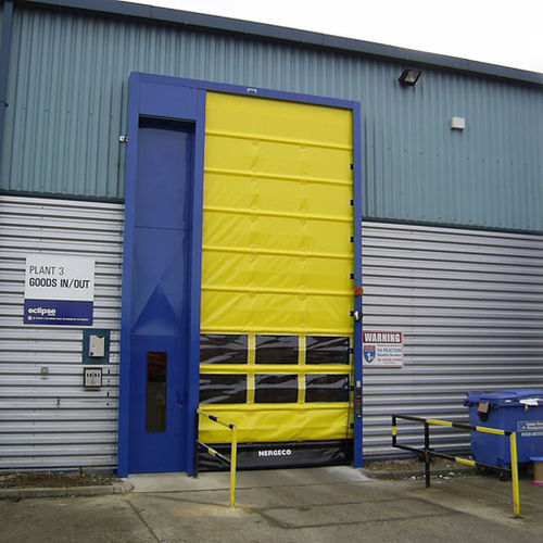 Roll up door - Star 2 Trekking - NERGECO - steel / exterior / high-speed