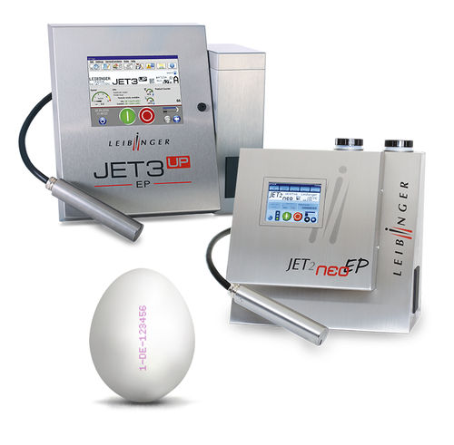 Continuous inkjet marking and coding device - JET3up EP - Leibinger - for the food industry / paper