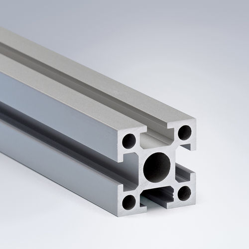 Anodized aluminum profile - 25 - Maschinenbau Kitz GmbH - aluminum / grooved / rectangular