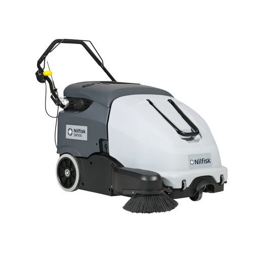 Walk-behind sweeper - SW900 84B series - Nilfisk - battery-powered / outdoor / indoor