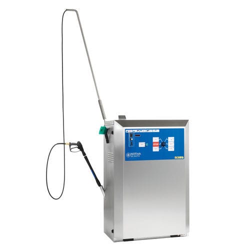 Hot water high-pressure cleaner - SH AUTO 5M-100/500 series - Nilfisk - electric / stationary / steel