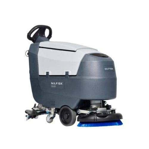 Walk-behind scrubber-dryer - SC401 43 BD FP - Nilfisk - battery-powered / compact