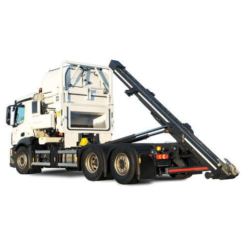 Side-loader waste collection vehicle - Speedline CWS - Dennis Eagle - diesel