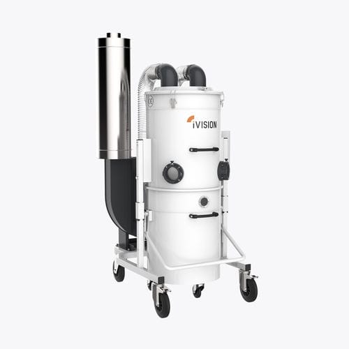 Industrial vacuum cleaner - iV3 SHOES - iVision Vacuum - dry / three-phase / pneumatic
