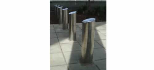 Shallow mount fixed bollard - ø 245 mm, 1 050 mm, PAS 68 - Frontier-Pitts