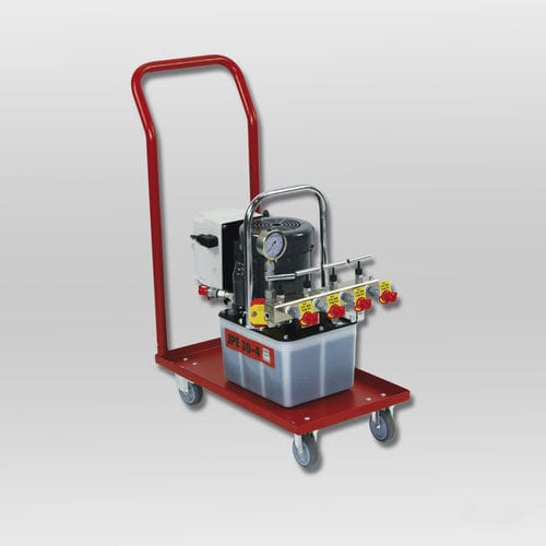 Electrically-powered hydraulic pump - JPE 30/4 NVR - JUNG Hebe- und Transporttechnik GmbH - handling / remote control / mobile