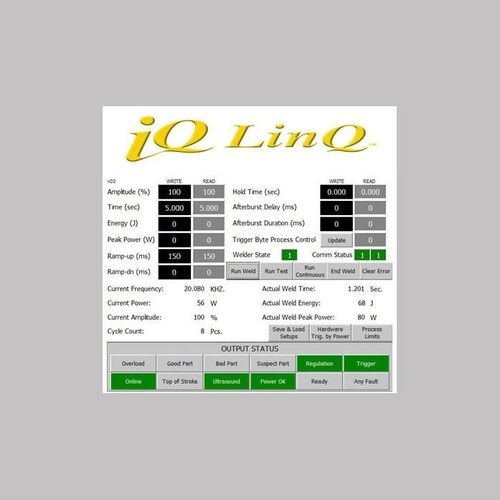 Interface software - iQ LinQ™ - Dukane Intelligent Assembly Solutions - quality / engineering / control