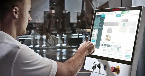 HMI with touch screen - FACE - SALVAGNINI - multitouch screen / programmable / advanced