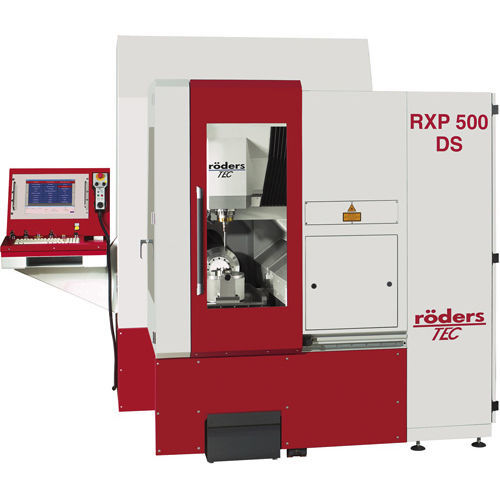 5-axis CNC machining center - RXP500DS - Roeders - vertical / HSK-E40 / 21 tools