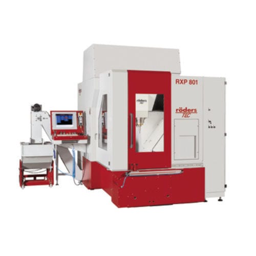 3-axis CNC machining center - RXP801 - Roeders - vertical / HSK-E50 / compact