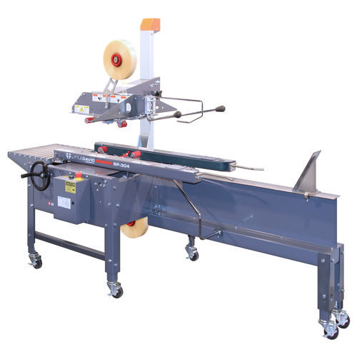 Four-flap case sealer - SP-304 - SIGNODE - adhesive tape / semi-automatic