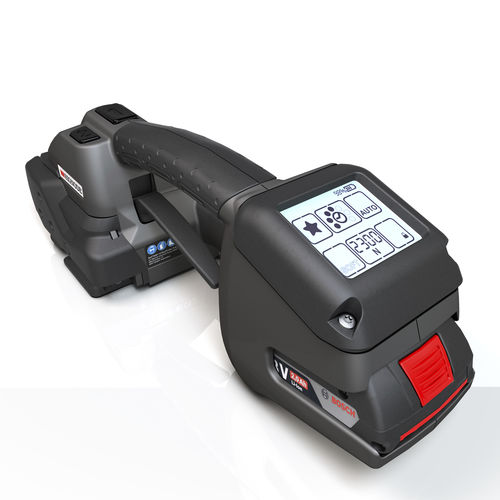Manual strapping tool - BXT series - SIGNODE - battery-powered / for PP-PET straps / for plastic straps