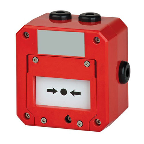 Manual call point with glass breaker - WP6-BG - E2S Warning Signals