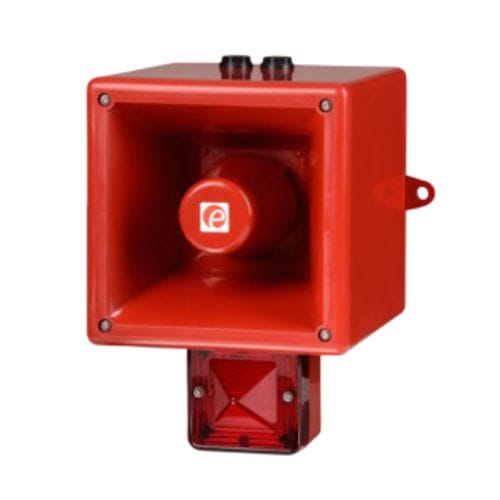Fire warning horn - AL121 - E2S Warning Signals - with xenon beacon