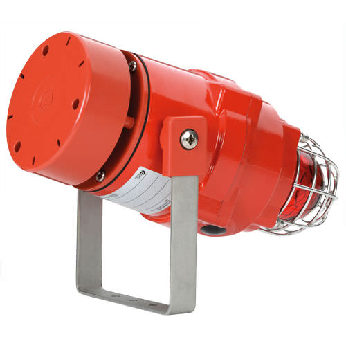 Alarm sounder with xenon beacon - BExCS110-05-R/BExDCS110-05-R - E2S Warning Signals - with signal light / explosion-proof