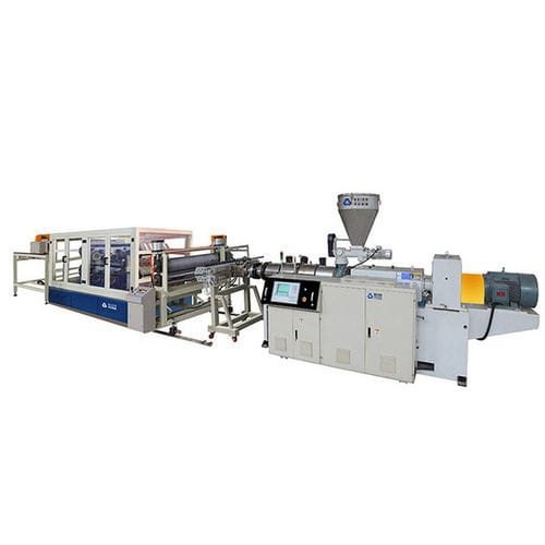 Multilayer extrusion line - JIANGSU BEIER MACHINERY CO.,LTD - single layer / sheet / for PVC