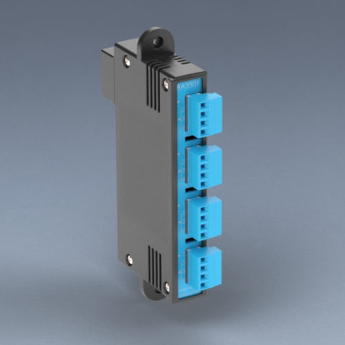Analog output module - BA3501 - BEKA - 4 analog outputs / safety / plug-in