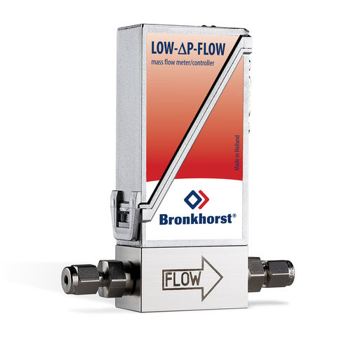 Flow meter with mass flow controller LOWΔP Bronkhorst mass