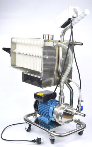 Pressure filtration system - CRYSTAL PRO PLUS series - Tellarini - for liquids / stainless steel