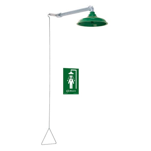 Ceiling-mounted safety shower - 8122HWC AXION - Haws AG - Headquarters for Europe, Middle East and - plastic