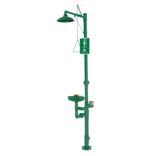 Floor-standing safety shower - 8336 AXION - Haws AG - Headquarters for Europe, Middle East and - plastic
