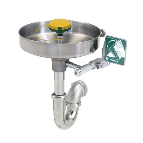 Wall-mounted eye/face wash station - 7460BT AXION - Haws AG - Headquarters for Europe, Middle East and - stainless steel