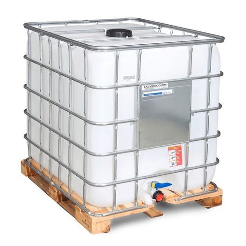 HDPE IBC container - 266154W - DENIOS - for liquids / stacking / transport