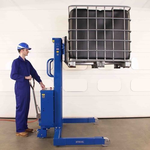 Hydraulic stacker truck - STP07-FAC01-1300kg-Ex - STS - Bespoke Handling Equipment - pneumatic / walk-behind / for materials handling