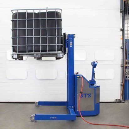 Pneumatic stacker truck - STP12-FAC01-1300kg-Ex - STS - Bespoke Handling Equipment - walk-behind / for containers / for pallet