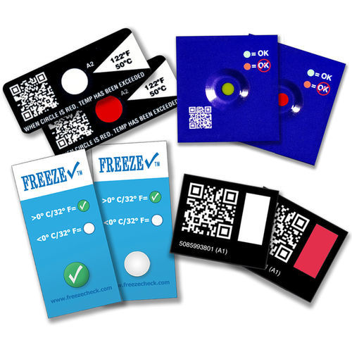 Chemical indicator label - LogTag® - Logtag - tamper-evident / adhesive / for chemicals