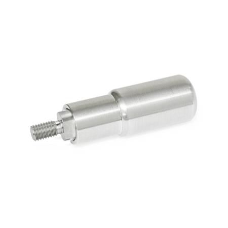 Tubular handle - GN 798.4 - Otto Ganter GmbH & Co. KG - door / stainless steel / revolving