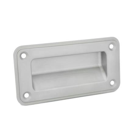 Flush handle - GN 7332 - Otto Ganter GmbH & Co. KG - stainless steel / fixed
