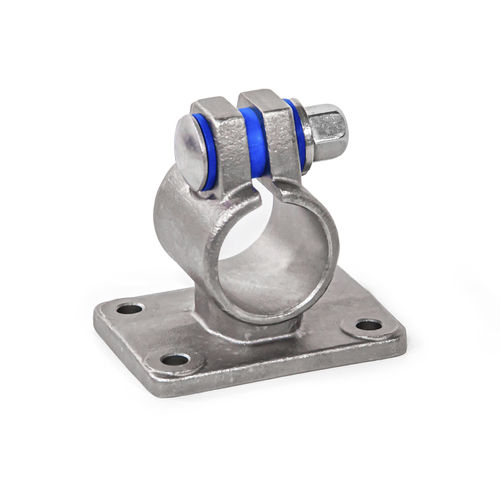 Round tube connector - GN 146.5 - Otto Ganter GmbH & Co. KG - stainless steel / base piece