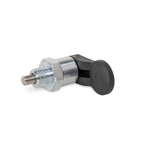 Technopolymer indexing plunger - GN 823 - Otto Ganter GmbH & Co. KG - zinc-plated steel / stainless steel / lockable