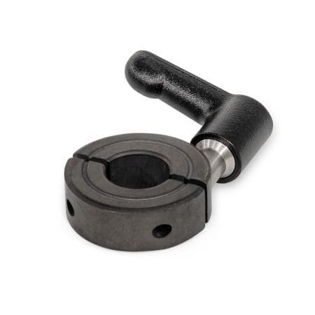 Stainless steel shaft collar - GN 707.4 - Otto Ganter GmbH & Co. KG - aluminium / steel / with fastener