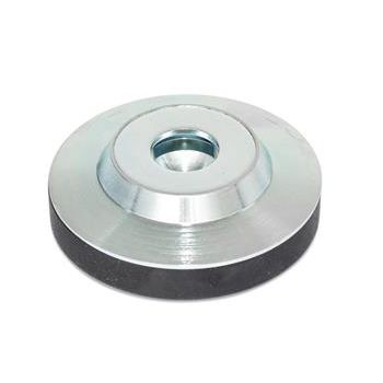 Steel base plate - GN 6311.3 - Otto Ganter GmbH & Co. KG - zinc / anti-slip